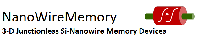 NanoWireMemory - 3-D Junctionless Si-Nanowire Memory Devices